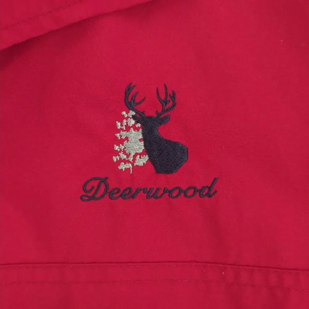 Ashworth Jacket Mens XL Pullover Red Deerwood Golf Wind Water Resistant